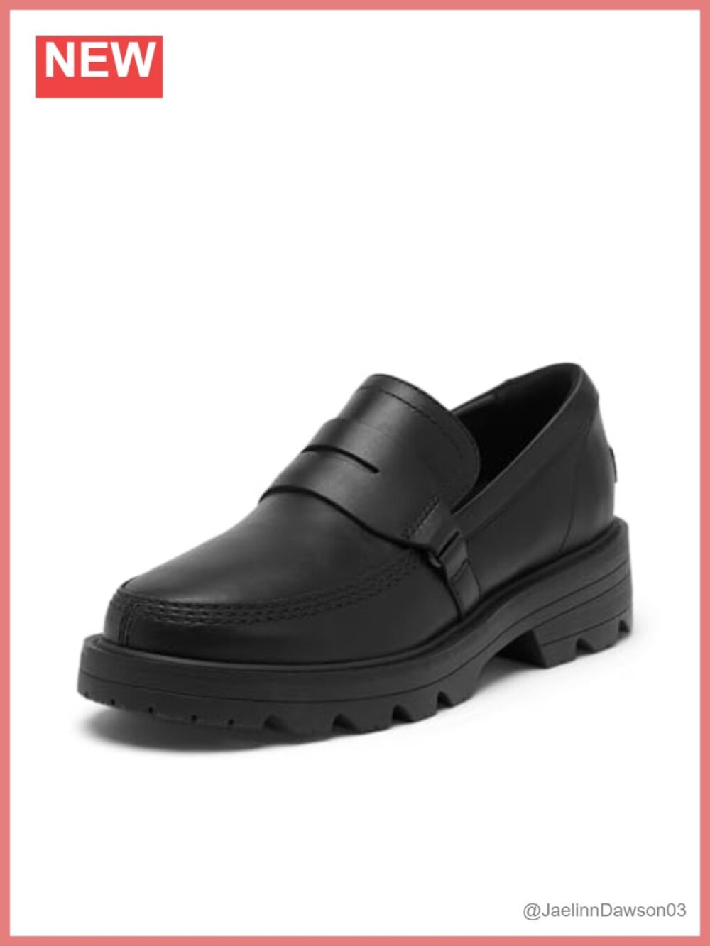 Sorel Women's Leather Loafers Slip-Ons Round Toe Comfort